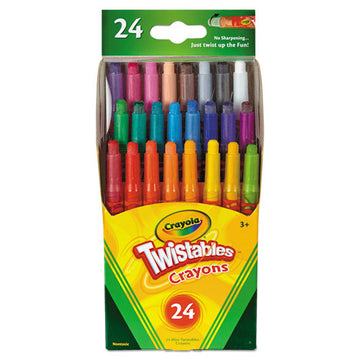 Crayola® Twistables Mini Crayons, 24 Colors-pack freeshipping - TVN Wholesale